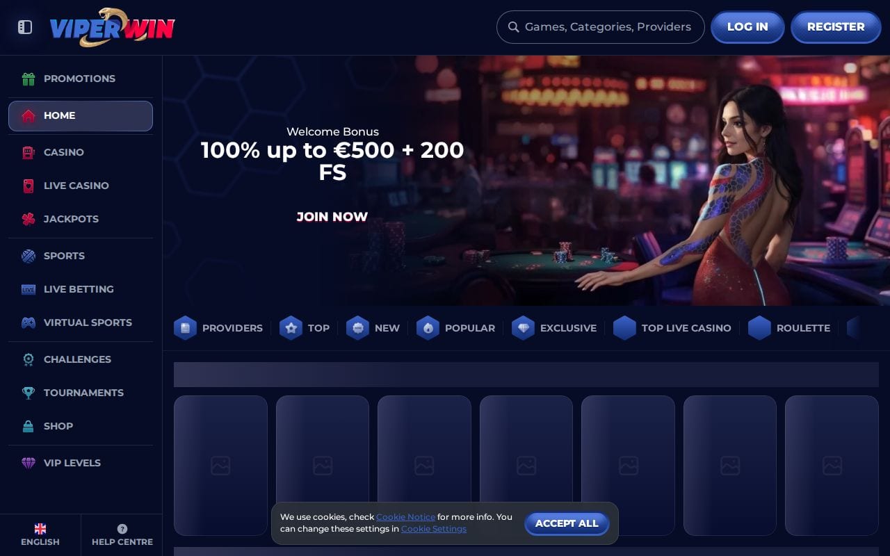 ViperWin casino site