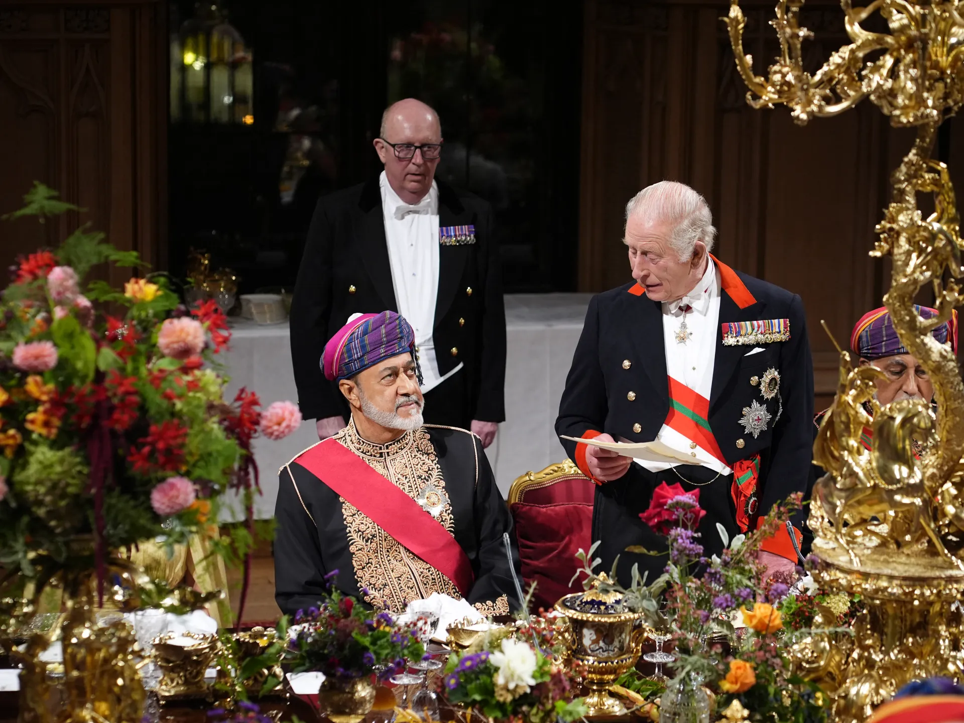 King Charles hosts Omani sultan, praises Muscat's peace efforts