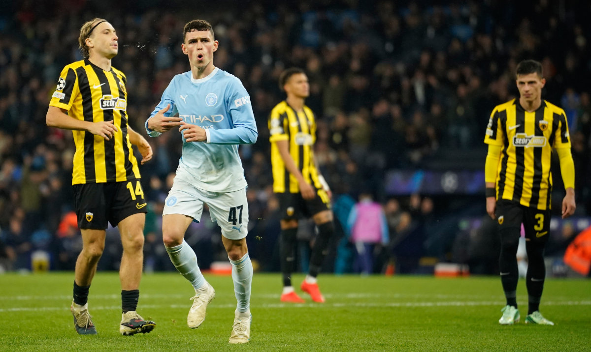 Empty seats greet Man City's 5-1 Champions League win over AEK Athens